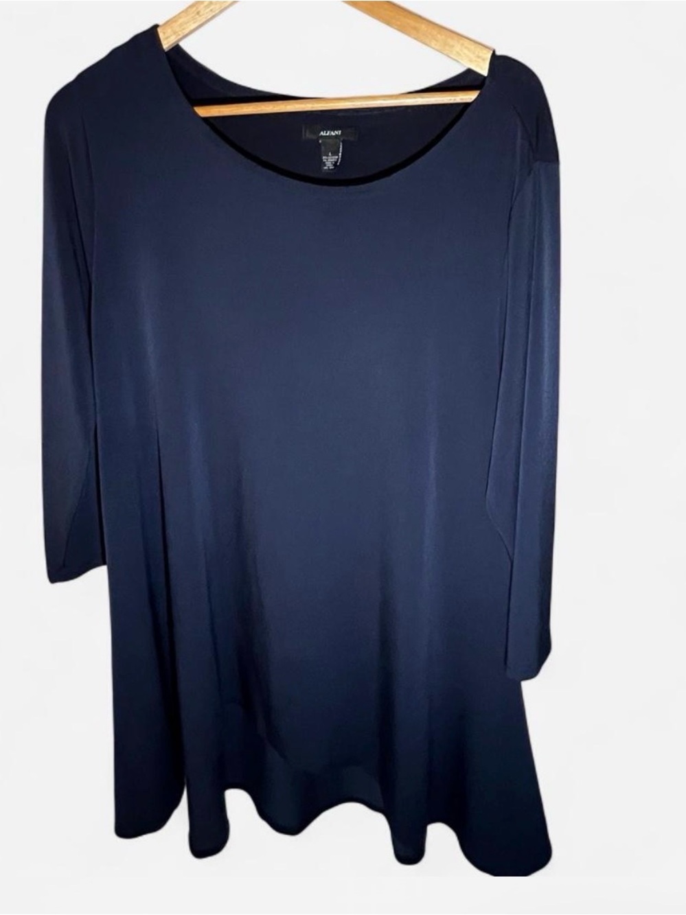 Alfani Navy Swing Mini Dress